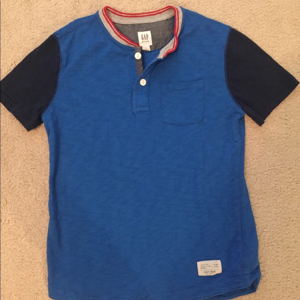Boys Gap button top polo